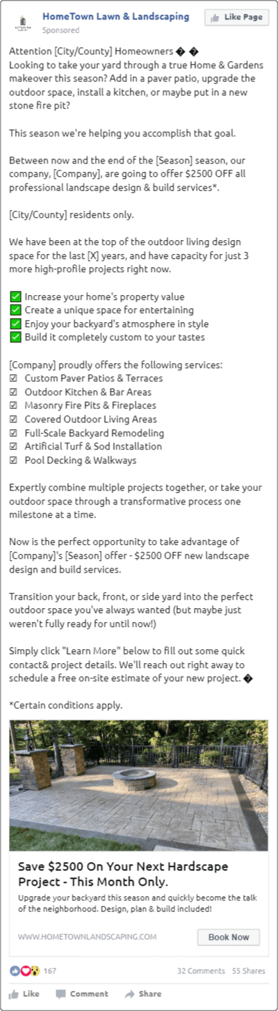 Outdoor Living Design_Ad Mockup_Desktop
