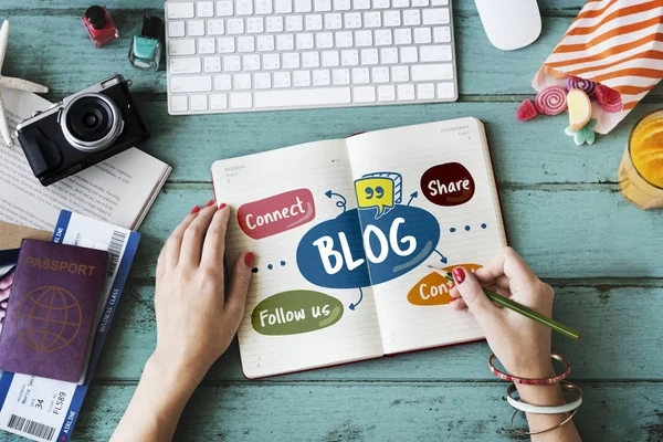 depositphotos_132694218-stock-photo-woman-writing-notes-in-diary Implementing an Effective Blogging Strategy